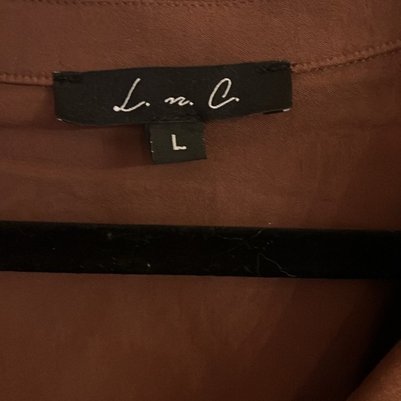 L.N.C. cut out brown dress size large - Picture 3 of 4